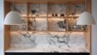 Arabescato Corchia Marble Full Backsplash
